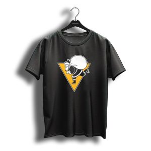 Pittsburgh Penguins Santa Skates Christmas Hockey T-Shirt