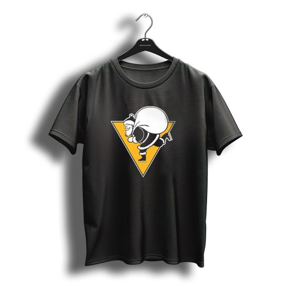 Pittsburgh Penguins Santa Skates Christmas Hockey T Shirt t shirt 1