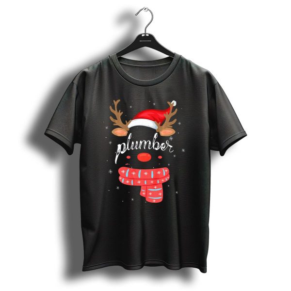 Plumber Reindeer Christmas Matching Squad Holiday T Shirt 1 t shirt 1