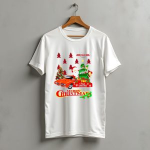 Pontiac Gto Santa Elfs Merry Christmas T-Shirt