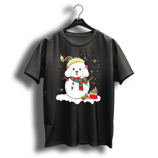 Poodle Lover Merry Christmas Xmas Costume Snowman Holiday Cheer T Shirt 1 t shirt 1