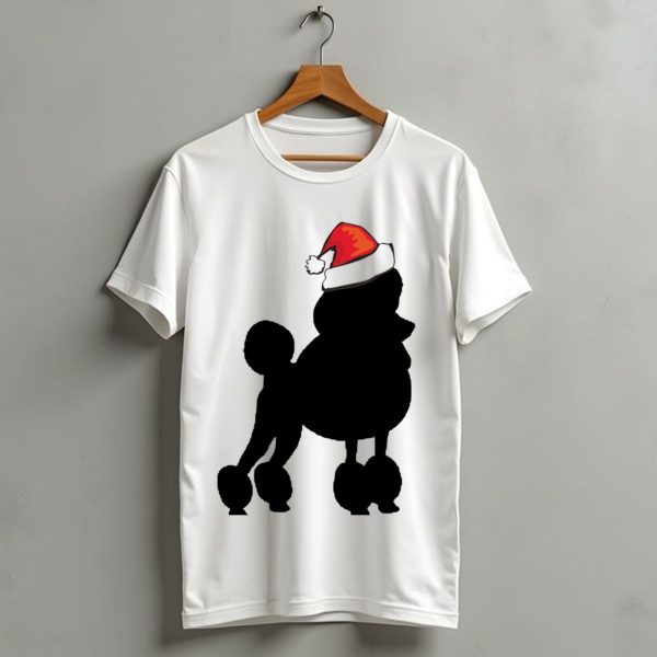 Poodle Santa Hat Christmas T Shirt 1 t shirt 1