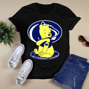Pooh Bear Penn State Nittany Lions Fan Emblem T-Shirt