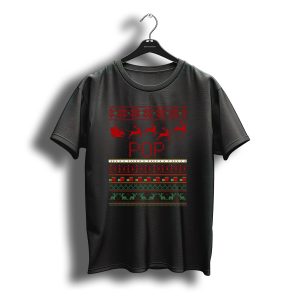 Pop Christmas Santa Reindeer Ugly T-Shirt