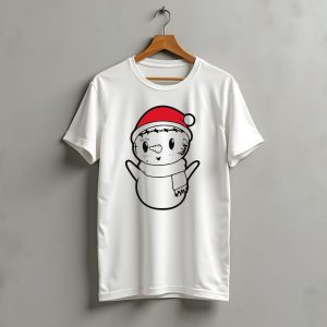 Post Malone Snowman Christmas Santa Tattoo Face T-Shirt