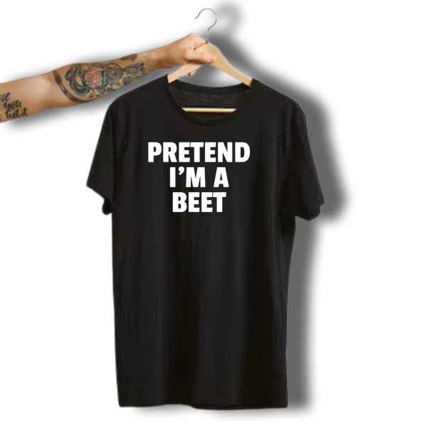 Pretend IM A Beet Funny Lazy Halloween T Shirt t shirt 1