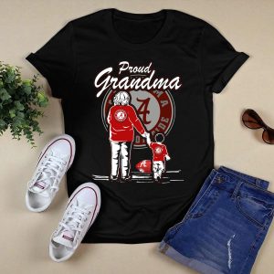Proud Grandma Alabama Crimson Tide Football Family T Shirt