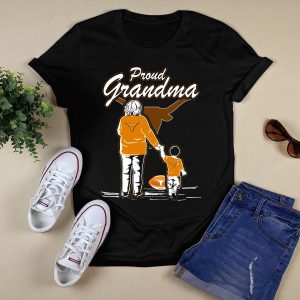 Proud Grandma Texas Longhorns Football Family T-Shirt