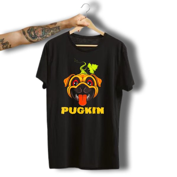Pugkin Pug Pumpkin Halloween Costume T Shirt t shirt 1
