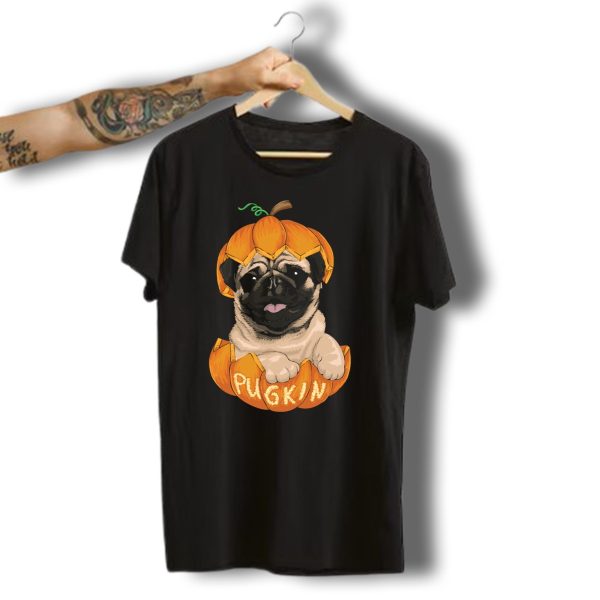 Pugkin Pug Pumpkin Halloween Pugkin T Shirt t shirt 1