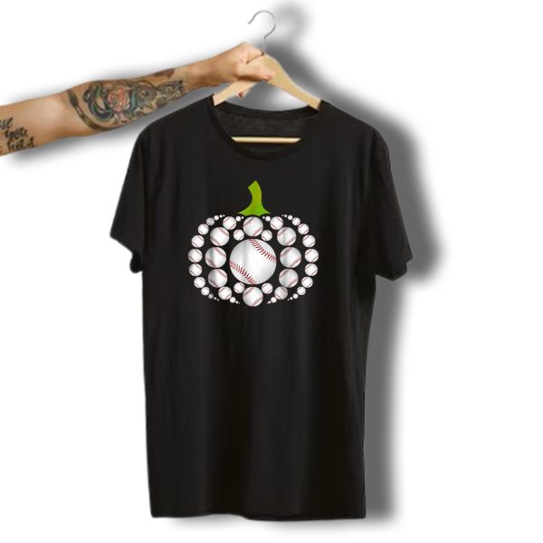 Pumpkin Baseball Halloween Costume Enthusiast T Shirt t shirt 1