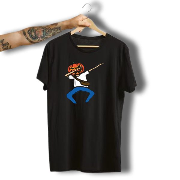 Pumpkin Dab Mailman Halloween Costume Dance T Shirt t shirt 1
