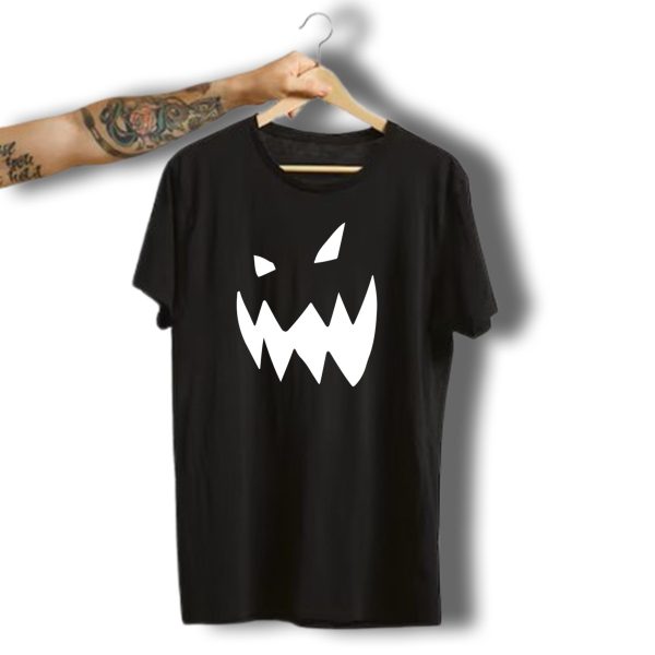 Pumpkin Grumpy Face Halloween Jack O Lantern T Shirt t shirt 1