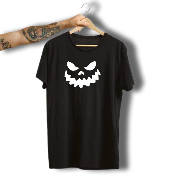 Pumpkin Jack O Lantern Face Scary Cool Halloween T Shirt t shirt 1