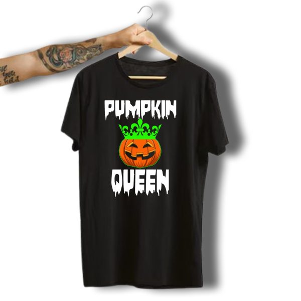 Pumpkin Queen Halloween Horror Funny Scary T Shirt t shirt 1