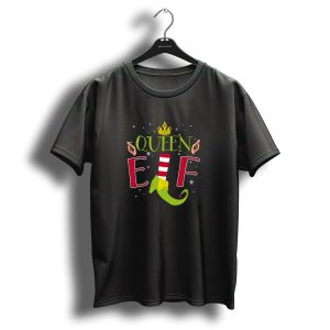Queen Elf Christmas Matching Family Squad T-Shirt