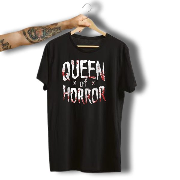 Queen Of Horror Funny Halloween Movie Fan Horror T Shirt t shirt 1