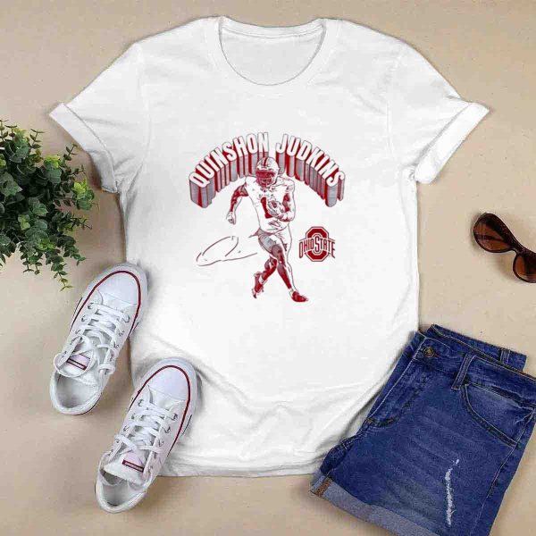 Quinshon Judkins Ohio State Buckeyes Classics signature T Shirt Style 1 0
