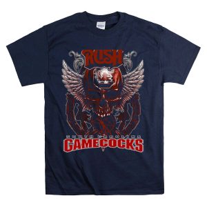 Rush South Carolina Gamecocks Skull Wings T-Shirt