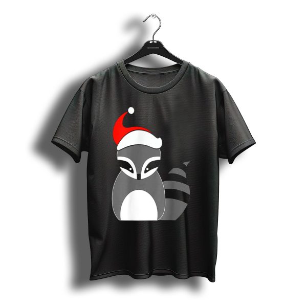 Raccoon Santa Christmas Coon T Shirt t shirt 1