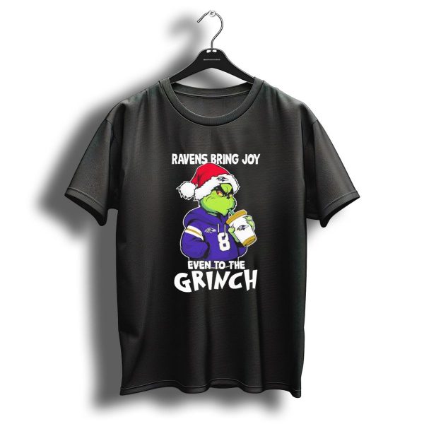 Ravens Bring Joy Even To The Grinch Christmas T Shirt 1 t shirt 1