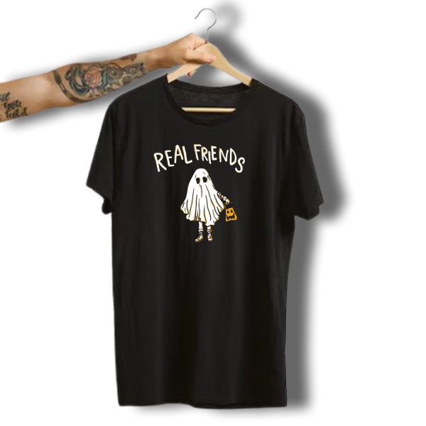 Real Friends Ghost Halloween Trick Or Treat T Shirt t shirt 1