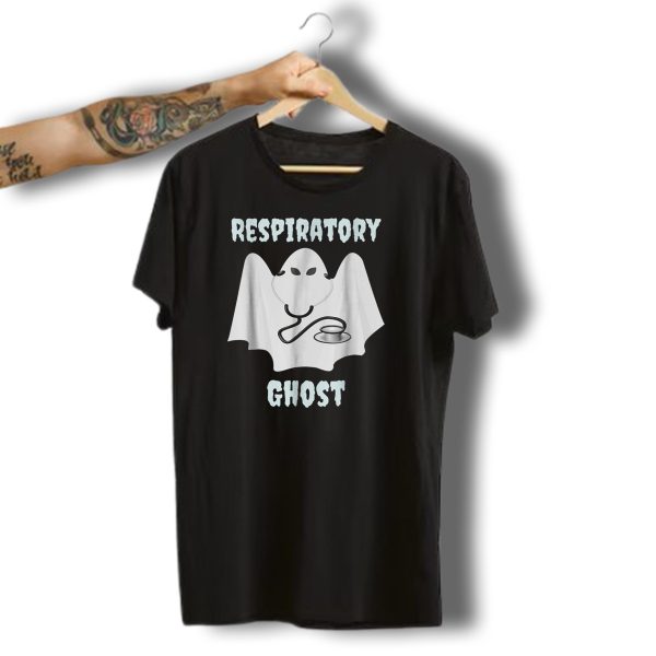 Respiratory Therapist Halloween Ghost Stethoscope Costume T Shirt t shirt 1