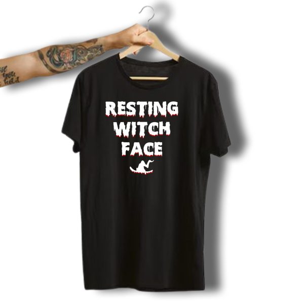 Resting Witch Face Funny Halloween Witch T Shirt t shirt 1