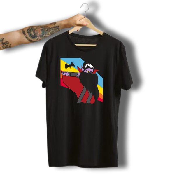 Retro Vintage Dabbing Vampire Halloween Monster With Bat T Shirt 1 t shirt 1