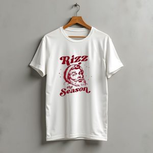 Rizz The Season Christmas 2024 Santa Holiday Spirit T-Shirt