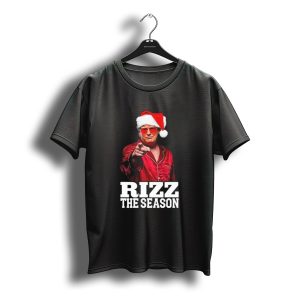Rizz The Season Santa Christmas Pajama T-Shirt
