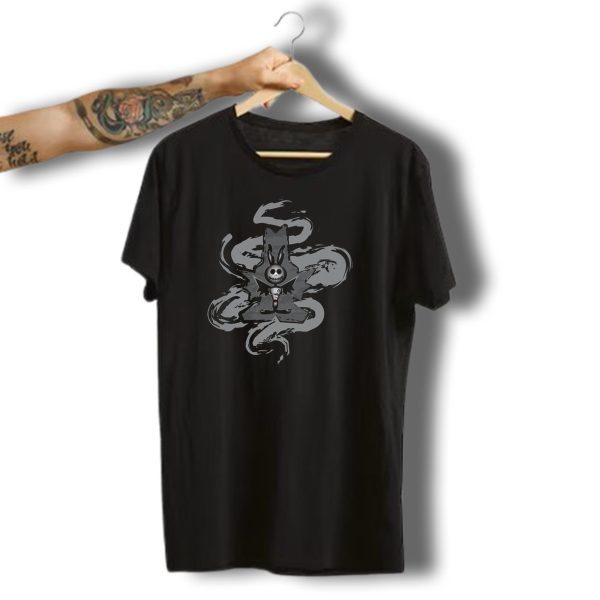 Rokko Horror Halloween Bunny Skeleton Vampire Rabbit Mbo Grave T Shirt t shirt 1