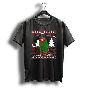 Rottweiler Christmas Snowflakes Sweater Festive Holiday T Shirt