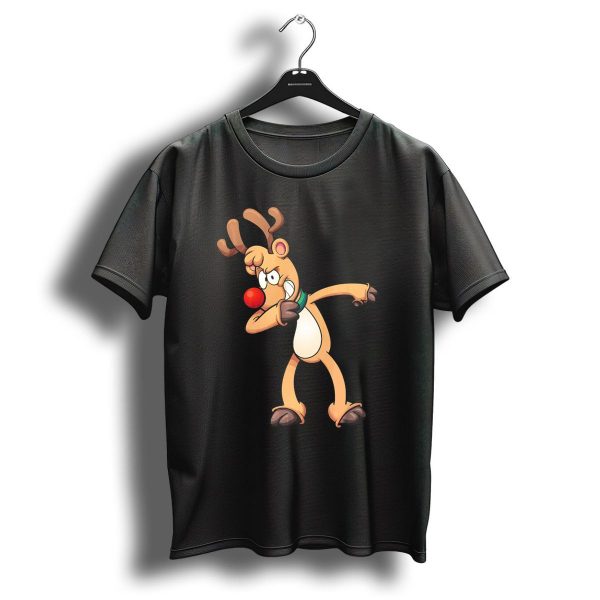 Rudolph Dabbing Reindeer Christmas Dance Antlers T Shirt 1 t shirt 1