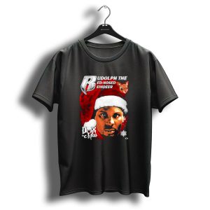 Rudolph The Red Nosed Reindeer Dmx Mas Santa Hat Christmas T Shirt