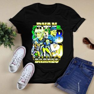 Ryan Barnes Notre Dame Fighting Irish Football Collage Vintage T-Shirt