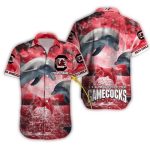 Personalized South Carolina Gamecocks Dolphin Hawaiian Shirt