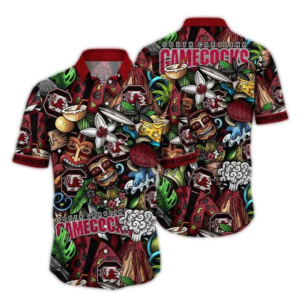 SC Gamecocks Hawaiian Shirt 1