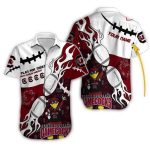 Personalized South Carolina Gamecocks Mascot Fireball Hawaiian Shirt