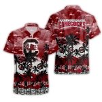 South Carolina Gamecocks Player Floral Tropical Hawaiian Shirt