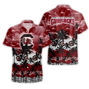 South Carolina Gamecocks Player Floral Tropical Hawaiian Shirt