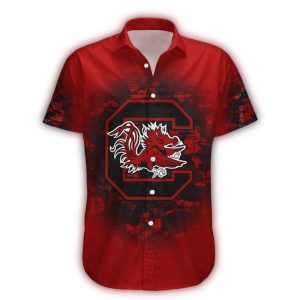 South Carolina Gamecocks Big Logo Hawaiian Shirt