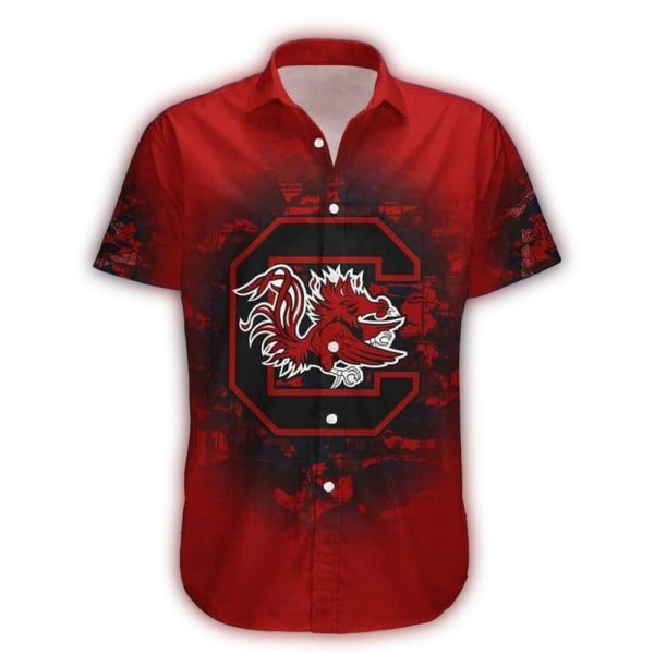 SC gamecocks custom text number red black hawaiian shirt 6416 6alrj