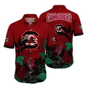South Carolina Gamecocks Landscape Vintage Hawaiian Shirt