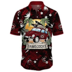 South Carolina Gamecocks Camping Summer Vacation Hawaiian Shirt
