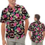 South Carolina Gamecocks Hibiscus Tropical Hawaiian Shirt