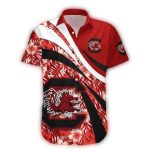 South Carolina Gamecocks Floral In My Heart Hawaiian Shirt