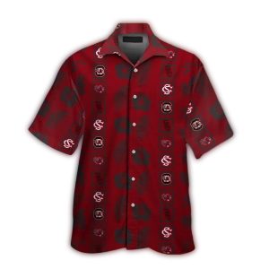 South Carolina Gamecocks Floral Pattern Hawaiian Shirt