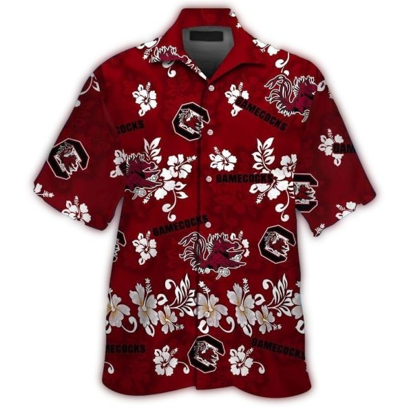 SC gamecocks short sleeve button up tropical hawaiian shirt ver010 1956 zcu2v