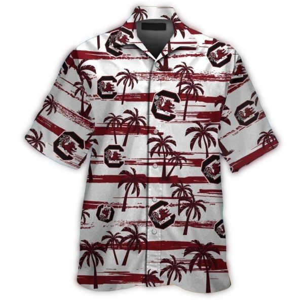 SC gamecocks short sleeve button up tropical hawaiian shirt ver012 7361 lhrrf